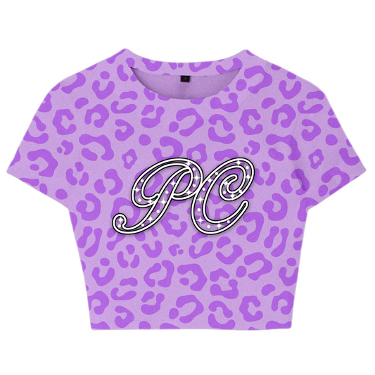 Pape Crew Cheetah Luxe Bikini Set - Purple