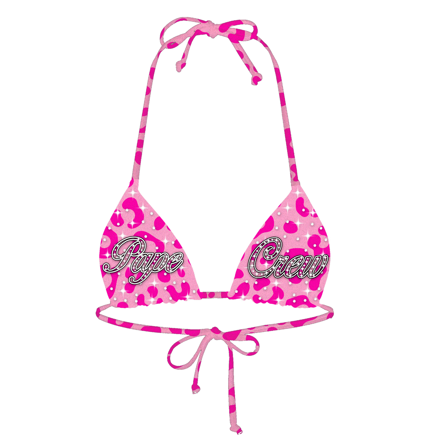 Pape Crew Cheetah Luxe Bikini Set - Pink