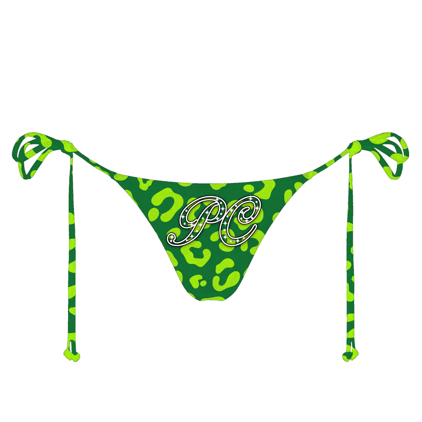 Pape Crew Cheetah Luxe Bikini Set - Green