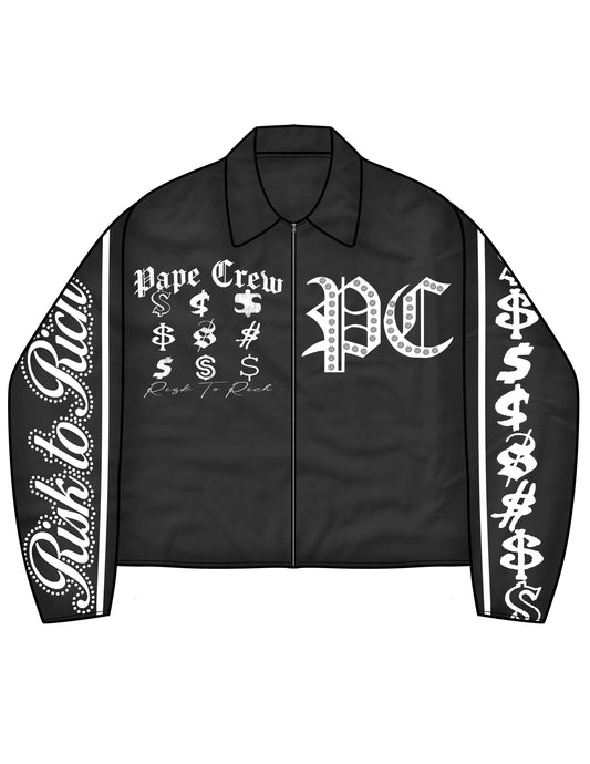 Pape Crew Windbreaker Set - Black