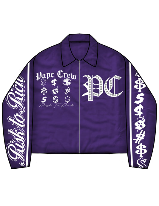Pape Crew Windbreaker Set - Purple