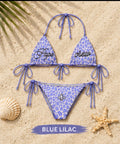 Leopard Blue Bikini set