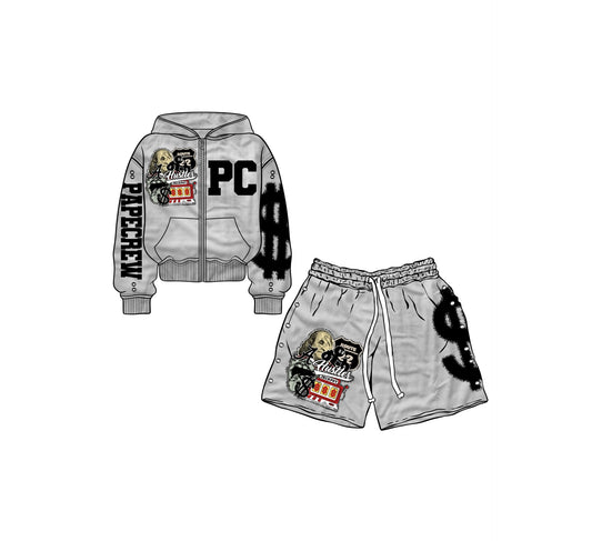 Pape Crew Windbreaker Set 2.0- White