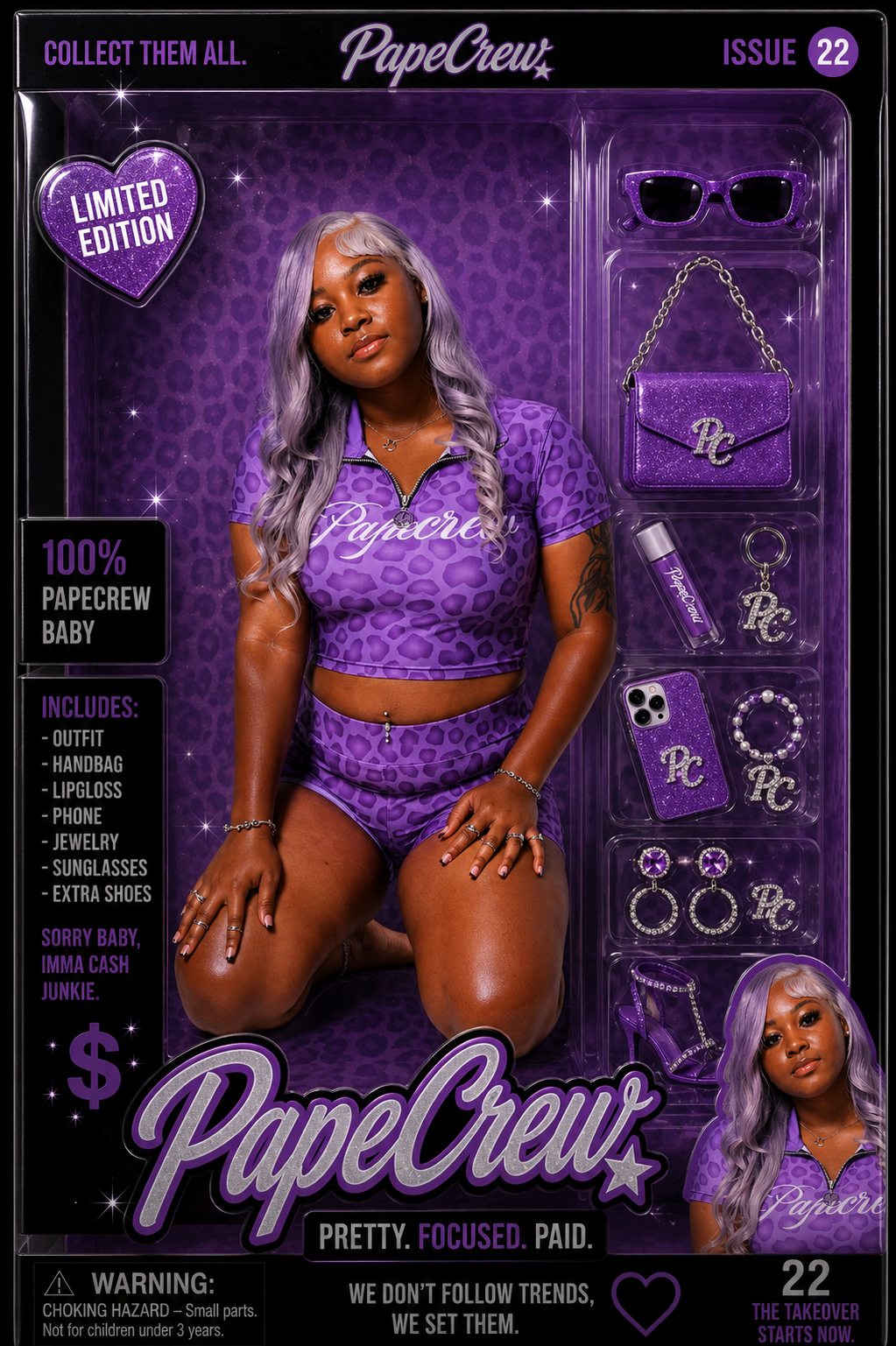 Purple Cheetah $et