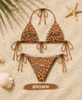 Leopard Brown Bikini Set