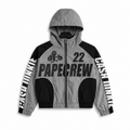Cash Junkie Nylon Zipup - Grey