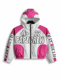 Cash Junkie Nylon Zipup - Pink