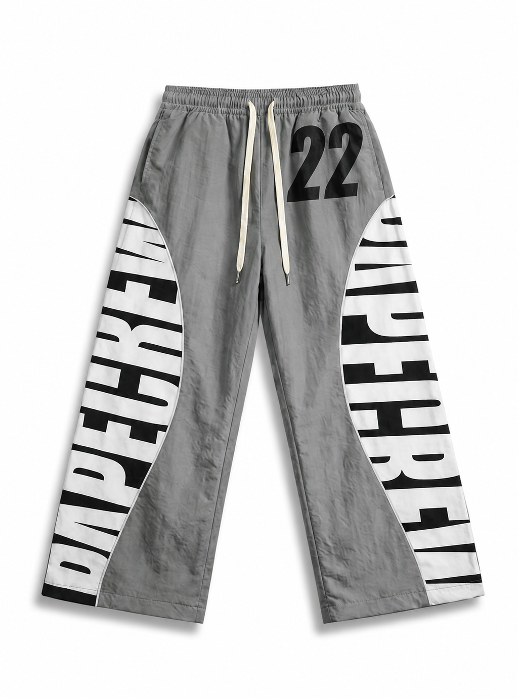 Cash Junkie Nylon Set Pants - Grey