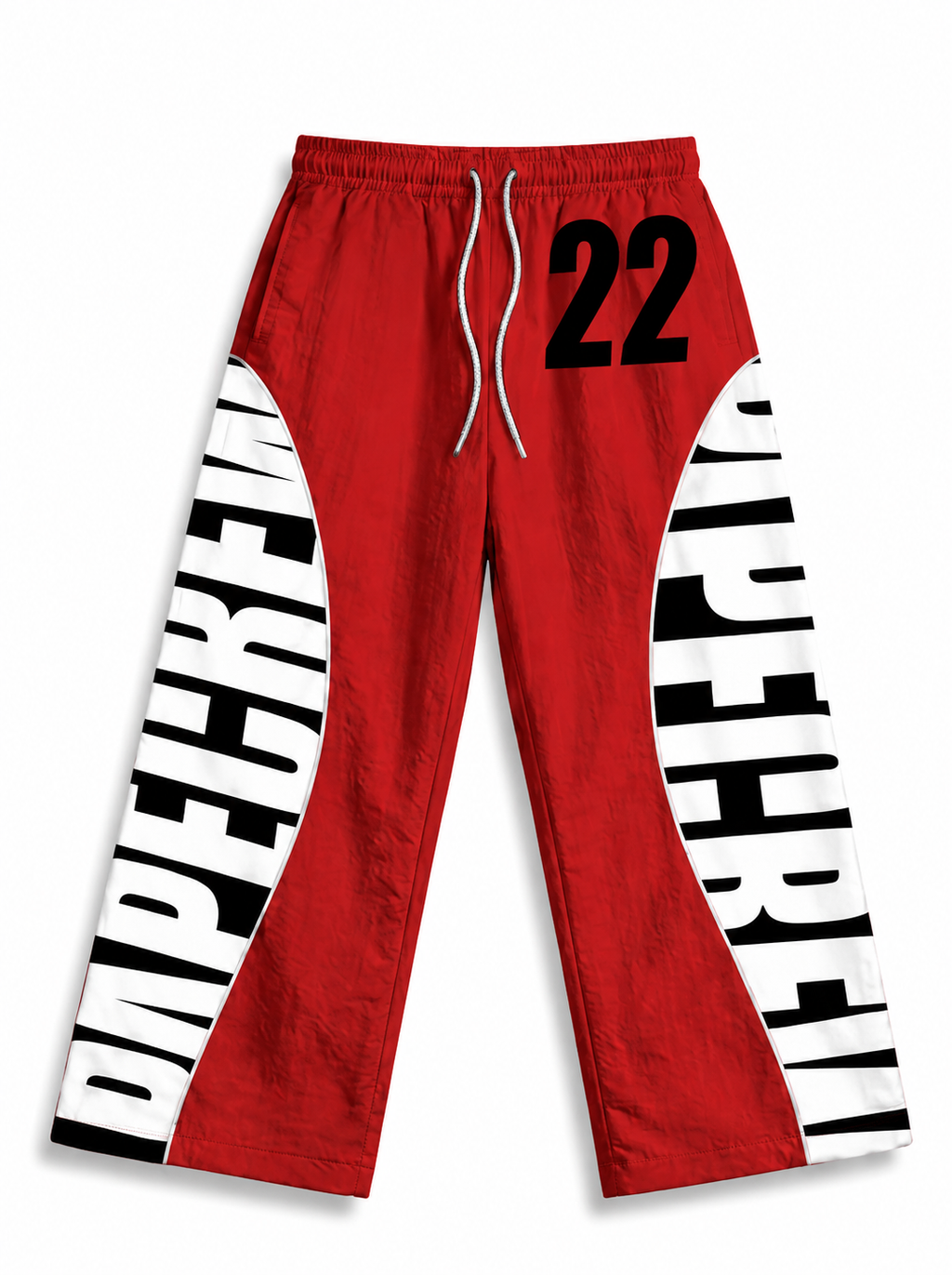 Cash Junkie Nylon Pants - Red