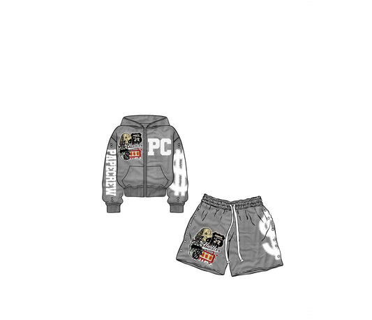 Pape Crew Windbreaker Set 2.0- Gray