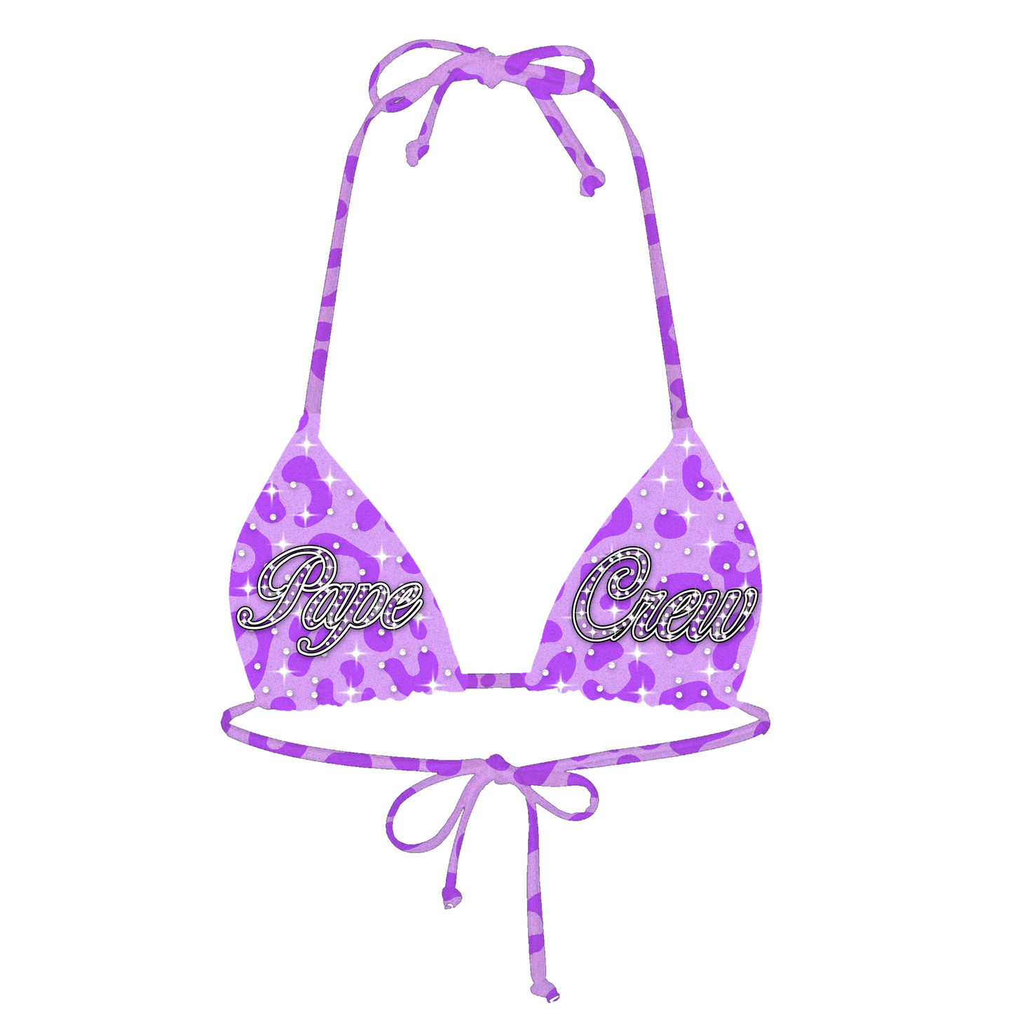 Pape Crew Cheetah Luxe Bikini Set - Purple