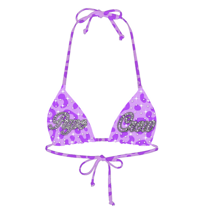 Pape Crew Cheetah Luxe Bikini Set - Purple