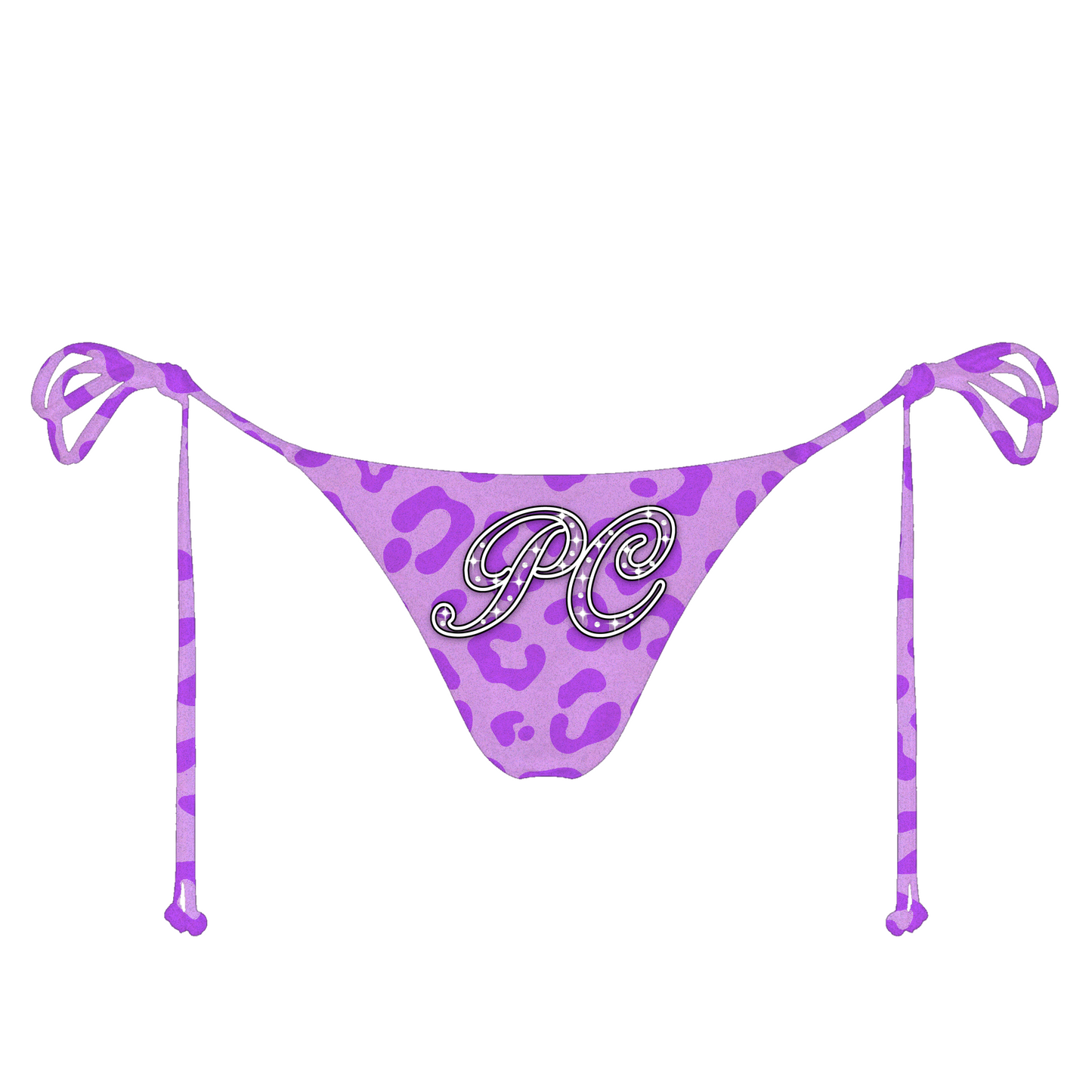 Pape Crew Cheetah Luxe Bikini Set - Purple