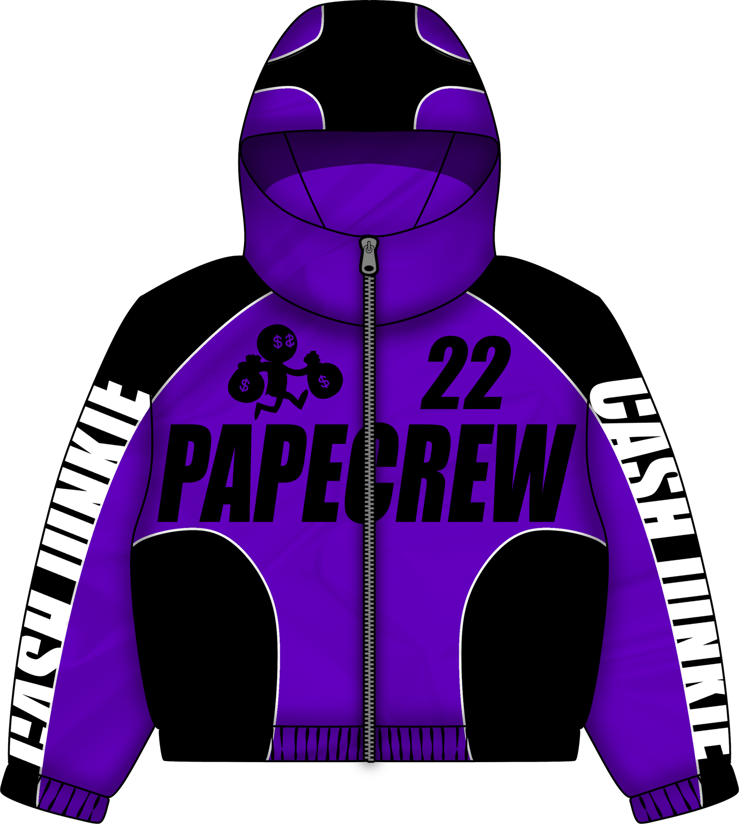 Cash Junkie Nylon Set- Purple