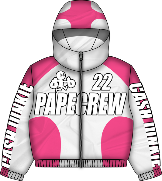 Cash Junkie Nylon Set- Pink