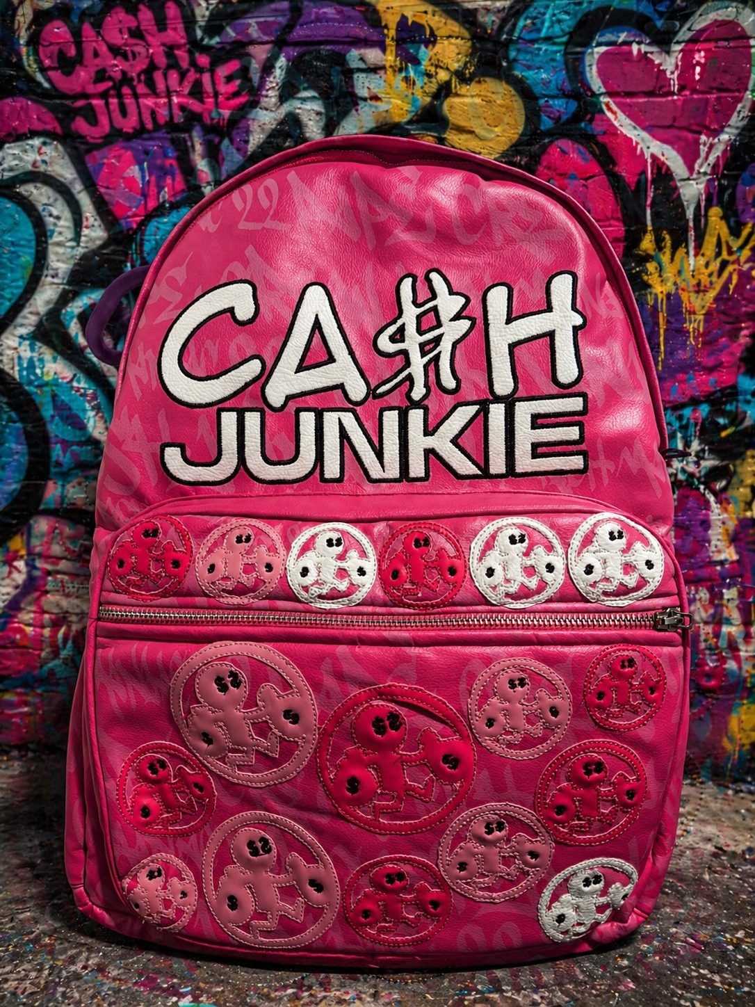 CA$H JUNKIE Backpack- Pink