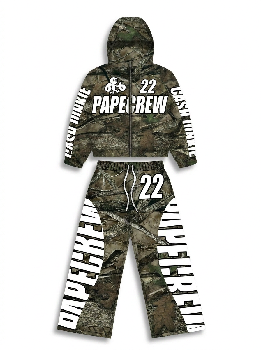 Cash Junkie Nylon Set- Camo