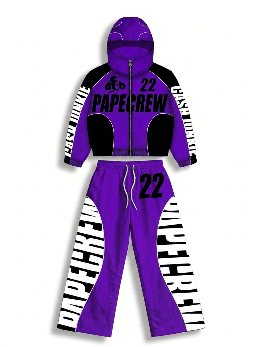Cash Junkie Nylon Set- Purple
