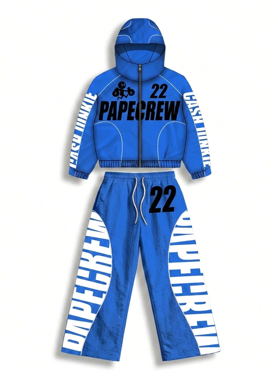 Cash Junkie Nylon Set- Blue