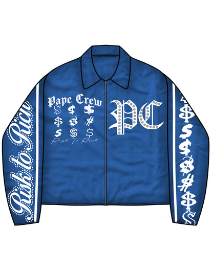 Pape Crew Windbreaker Set - Blue